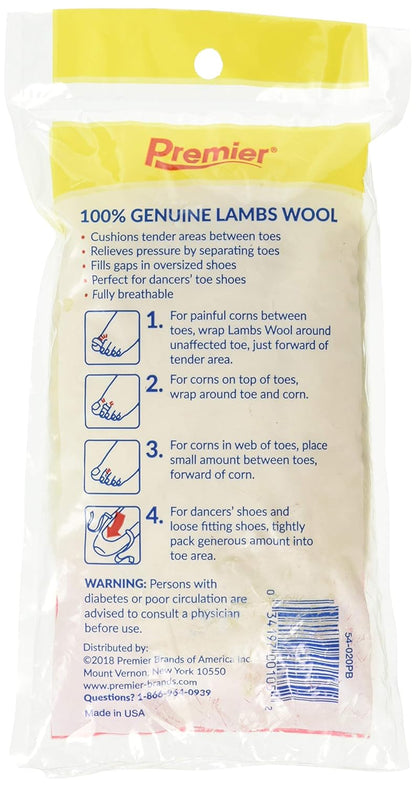 LDR 100% LAMBS WOOL PD 3/8OZ