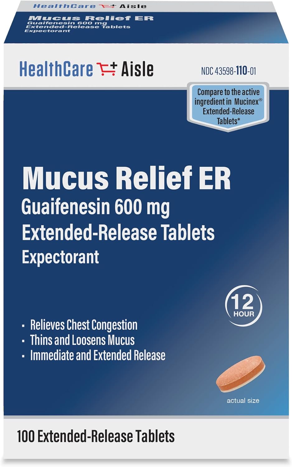 GUAIFENESIN TB 600MG 100 ER
