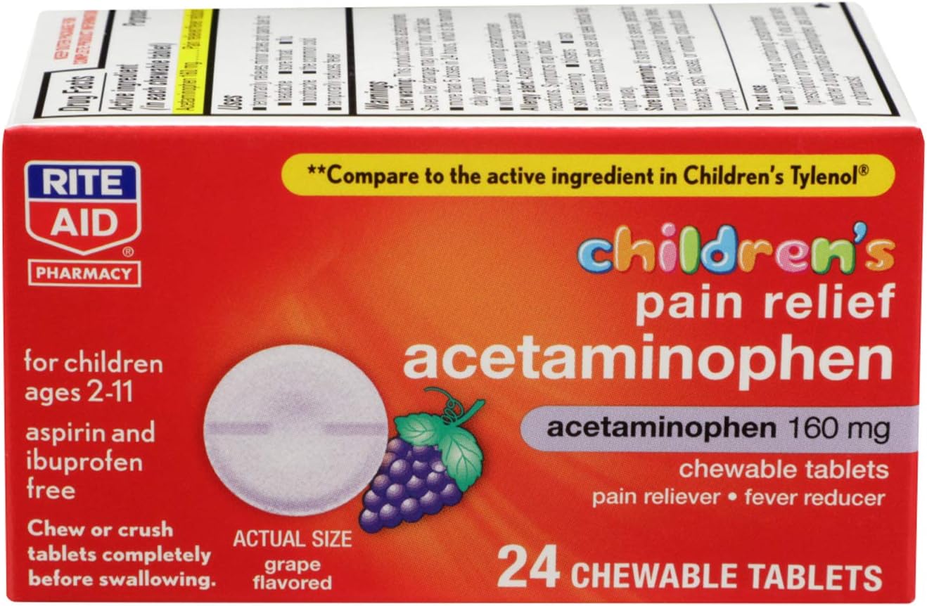 4 KIDS PAIN RELIEF,GRAPE