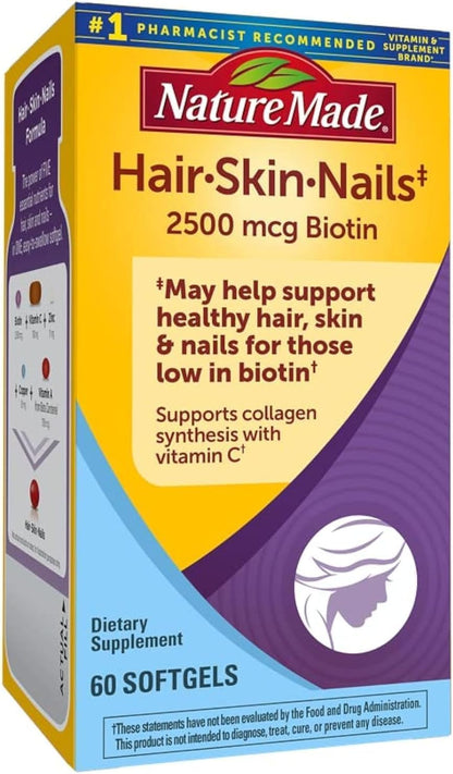 MULTI SKIN HAIR NAIL TAB 60CT NAT BOUNTY