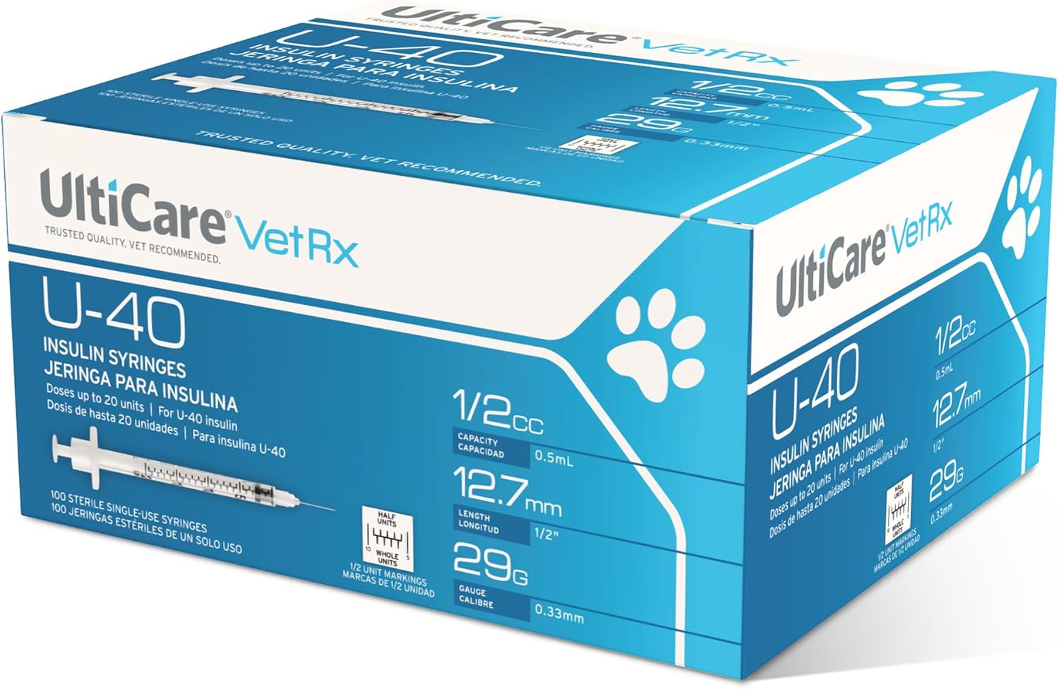 ULTICARE MAILBCK 29GX12.7MM PN NDL 100CT