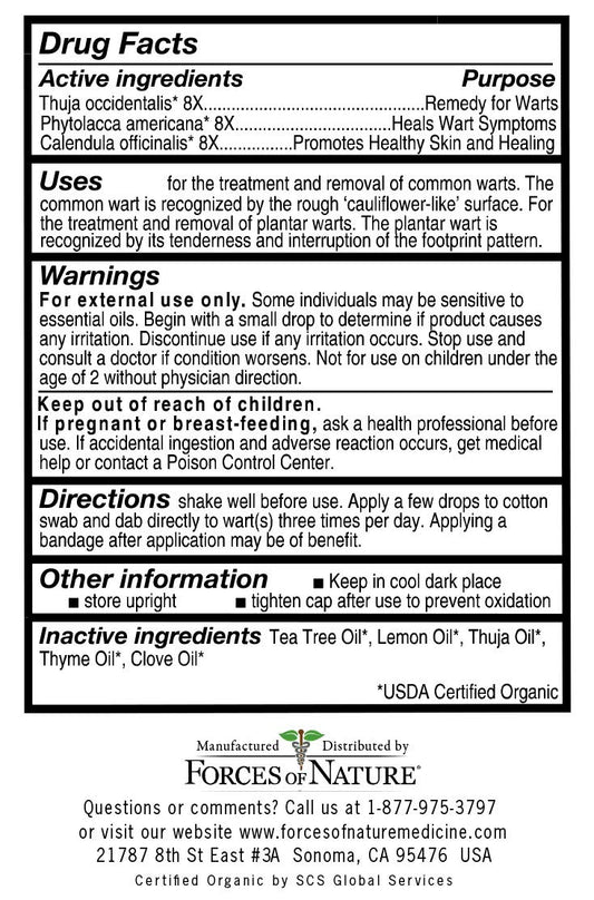 FORCES OF NATURE WART CONTROL,OG2,XSTRNG
