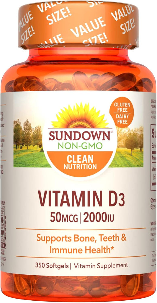 VIT D3 5000IU SOFTGEL 150CT SUNDOWN