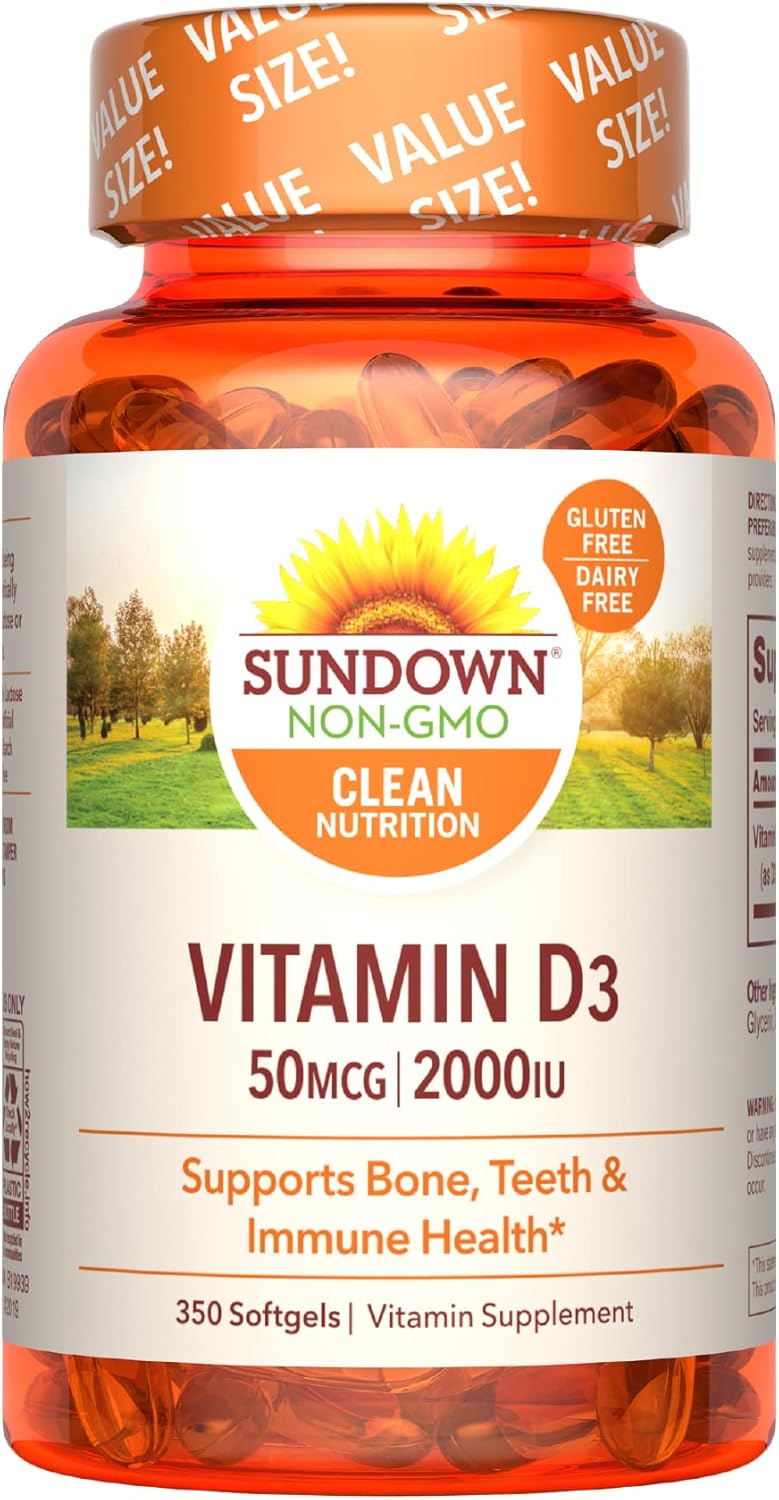 VITAMIN D3 1000IU SGC 200 CT SUNDOWN