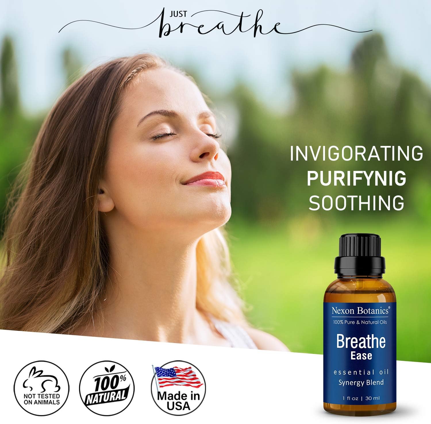 NAT TRU BREATHE EASY ESSENTIAL OIL 15ML