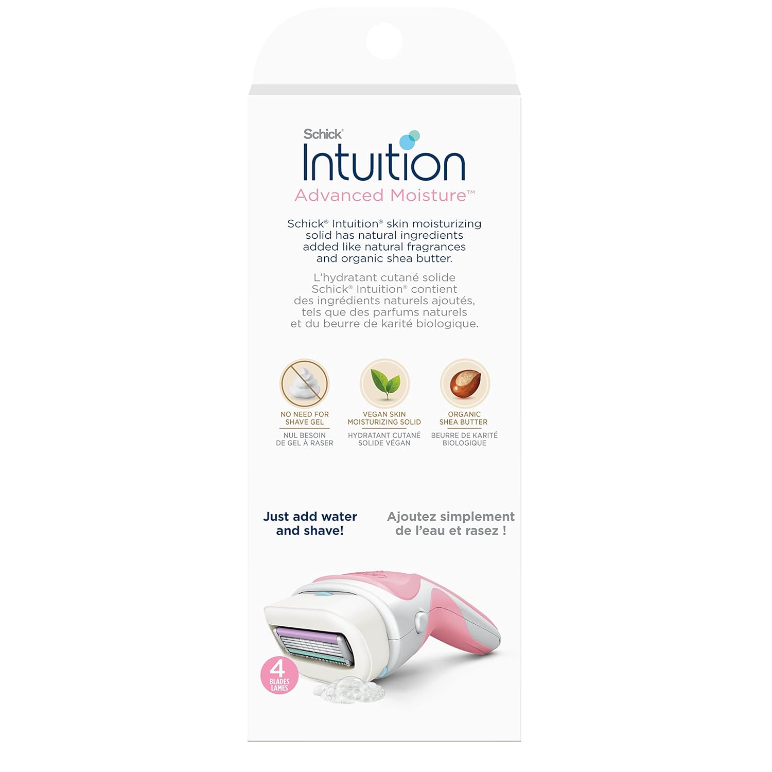 SCHICK INTUITION NATURALS REFIL SENS 3CT