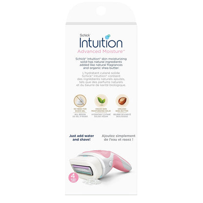 SCHICK INTUITION NATURALS REFIL SENS 3CT