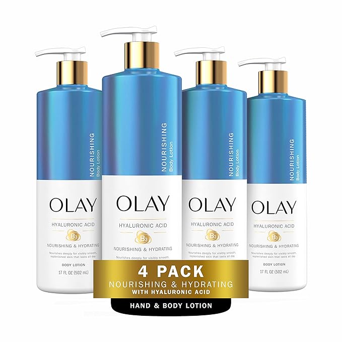 OLAY BODY NOURSH/HYD HYLUR ACID LOT 17OZ