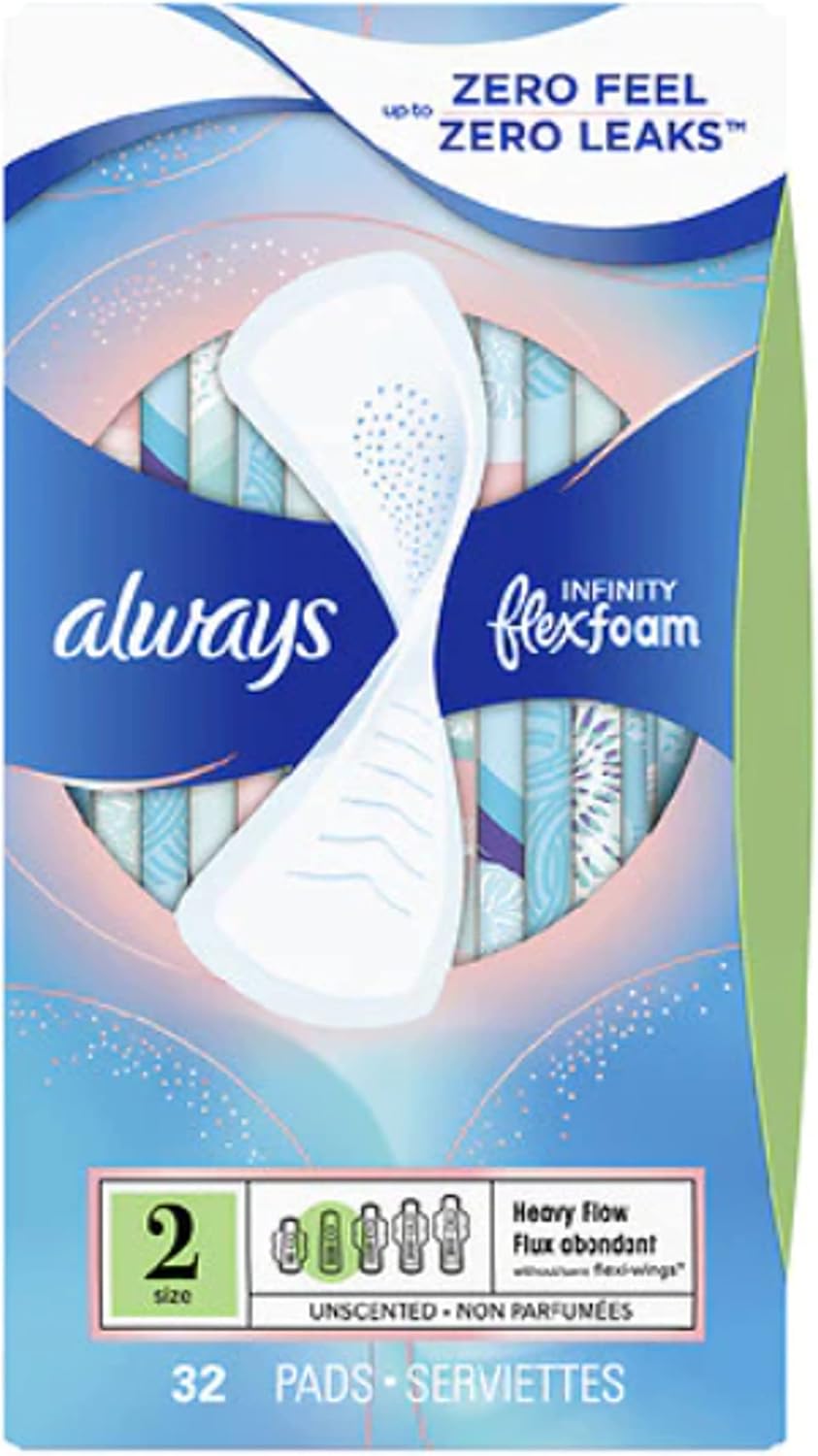 ALWAYS INFINITY FLXFM FLXW HVY PAD 32CT