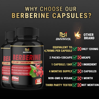 BERBERINE WITH CINNAMON CP 60