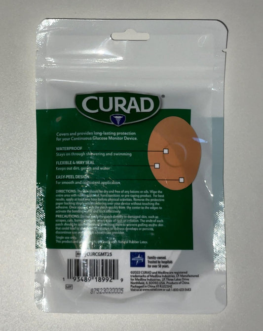 CURAD CGM DEVICE PAT 25CT