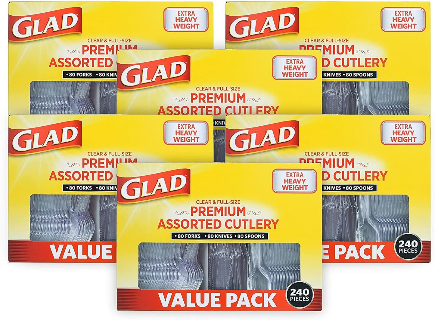 GLAD TKTCH DSTR CLEAR BG 6X45EA