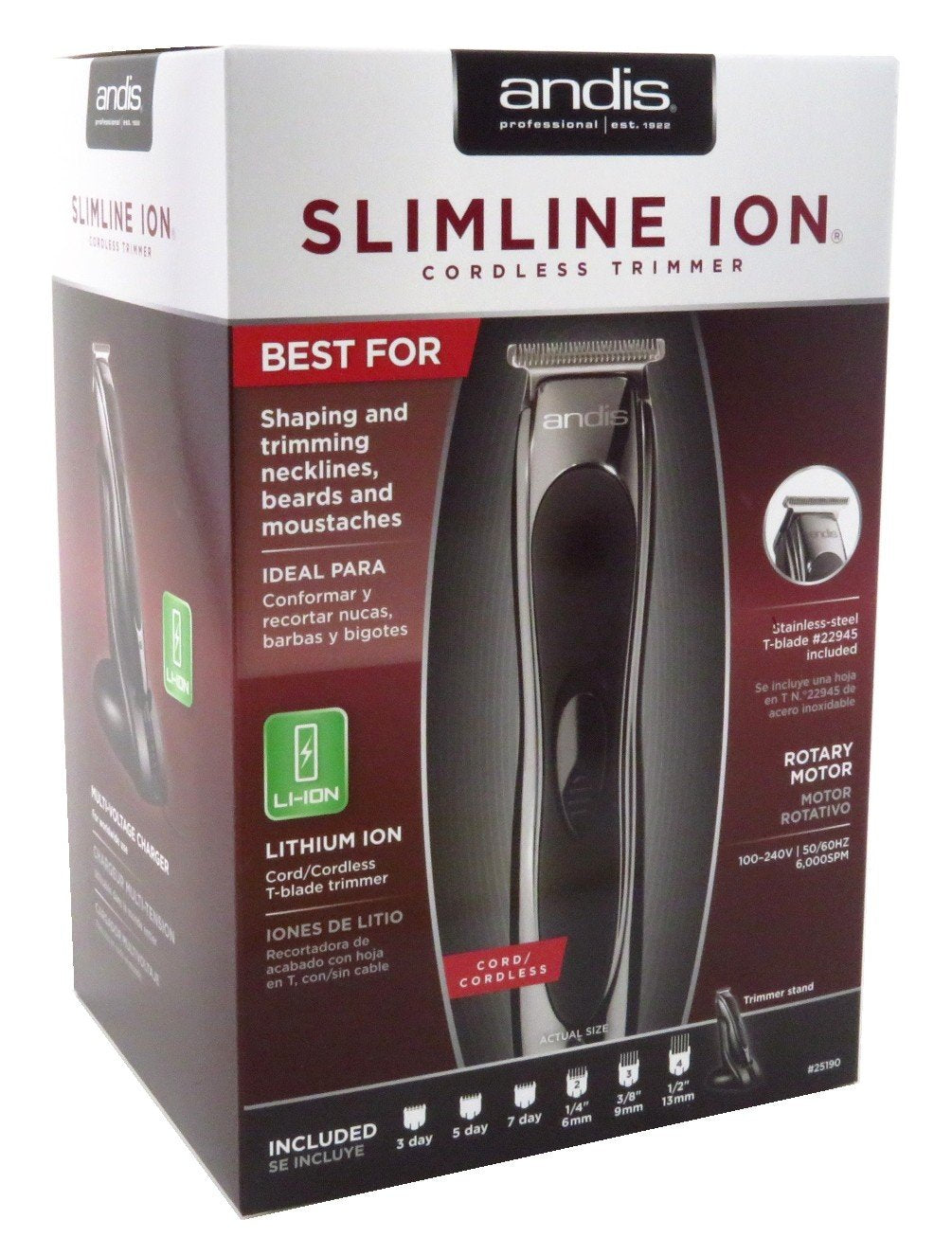 ANDIS SLIMLINE CORDLESS #32485