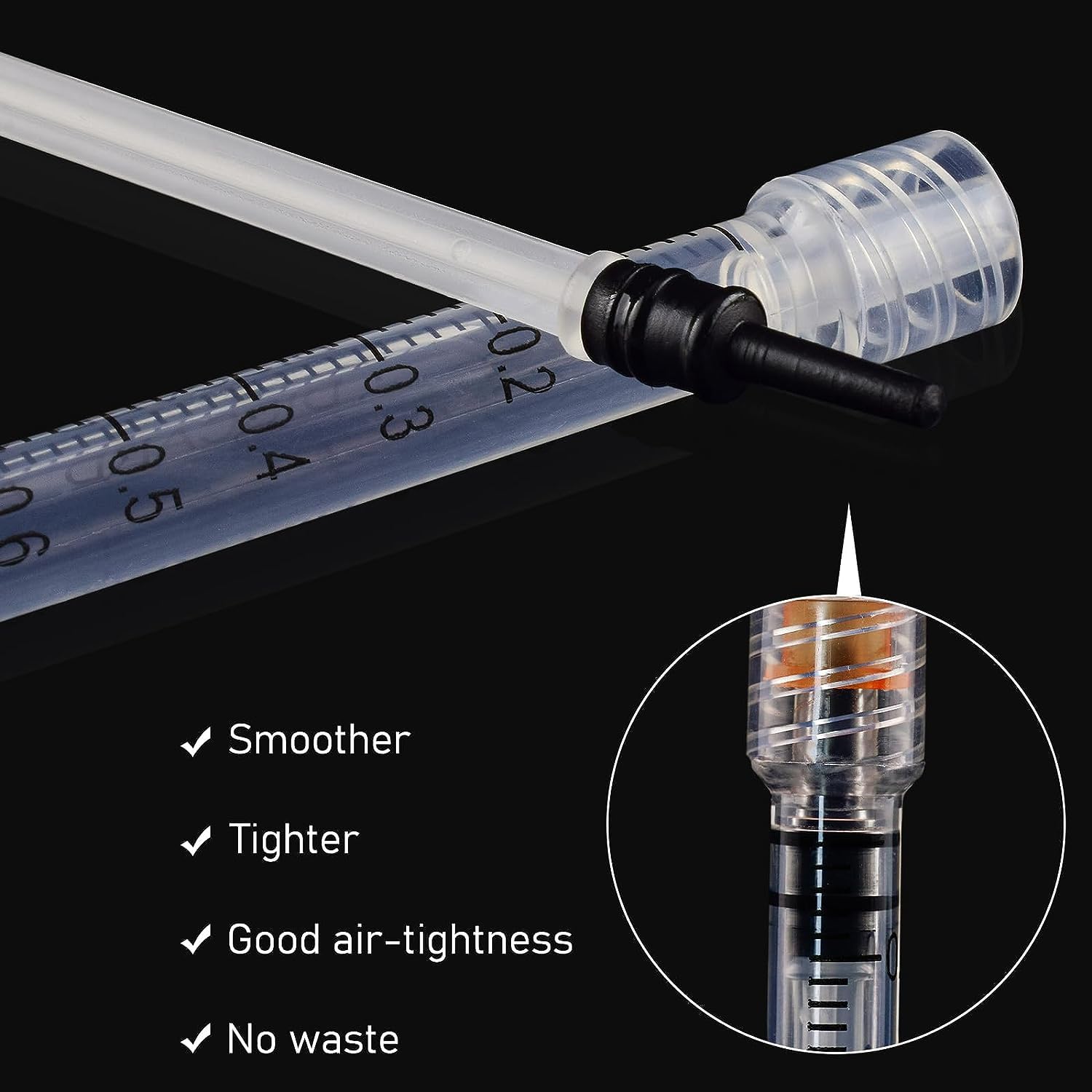 SYRINGE SAFETY 1ML 25GX1 100CT