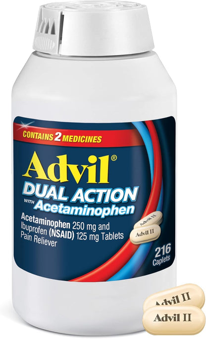 ADVIL DUAL ACTION TB 250-125MG 72