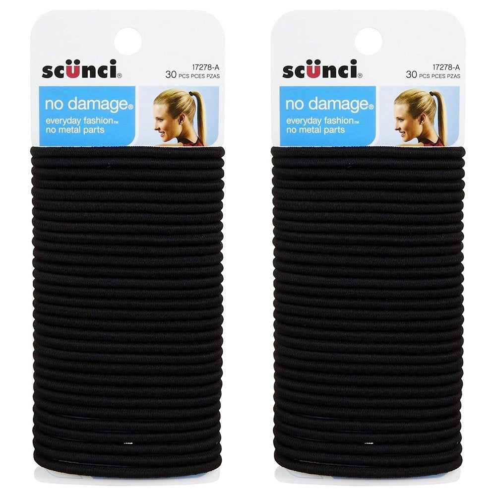 SCUNCI ELASTICS BLACK 36 PK