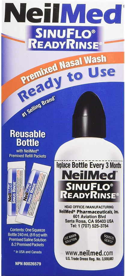 SINUSFLO READY RINSE KT 8OZ W/BTL