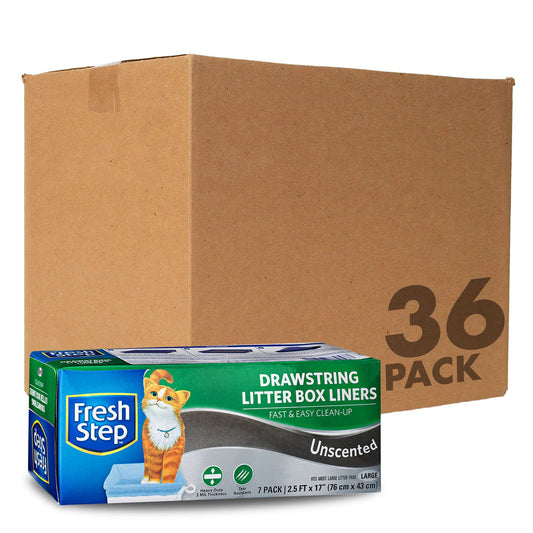 FRESH STEP LITTER BOX DRAWSTRING LNR 7CT