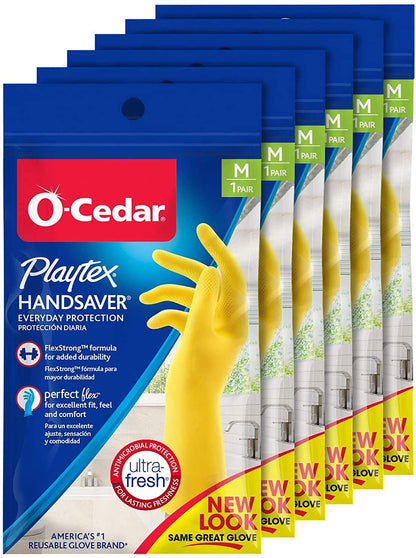 Playtex Handsaver Yellow Medium 144/Cs