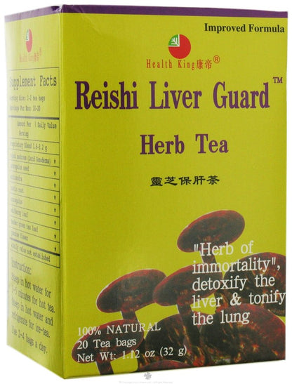 HEALTH KING MEDICINAL TEAS TEA,REISHI LIVER GUARD