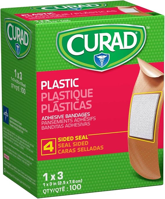 CURAD BANDAGE PLASTIC ASST 80CT