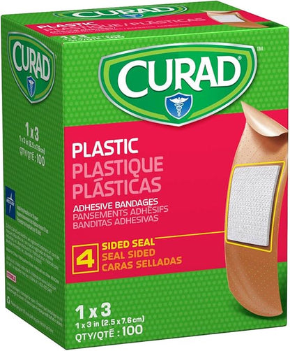CURAD BANDAGE PLASTIC ASST 80CT