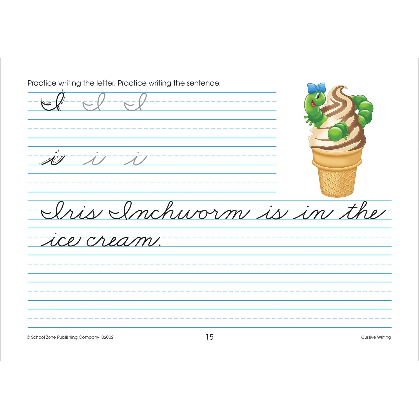School Zone An I Know It Book Cursive Writing
