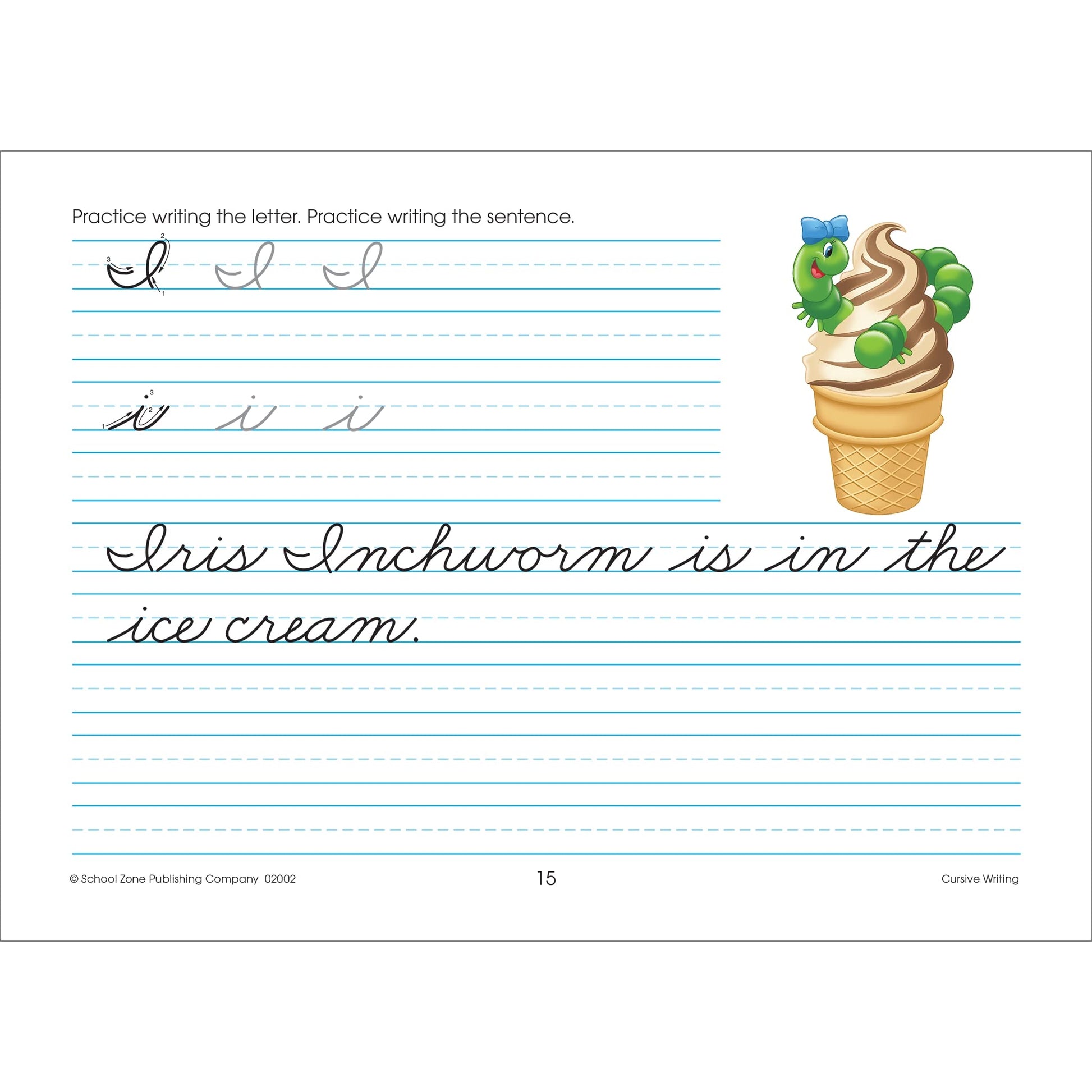 School Zone An I Know It Book Cursive Writing