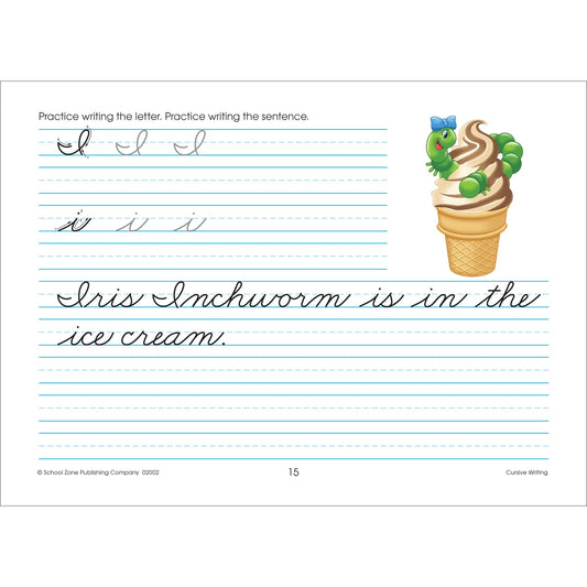 School Zone An I Know It Book Cursive Writing