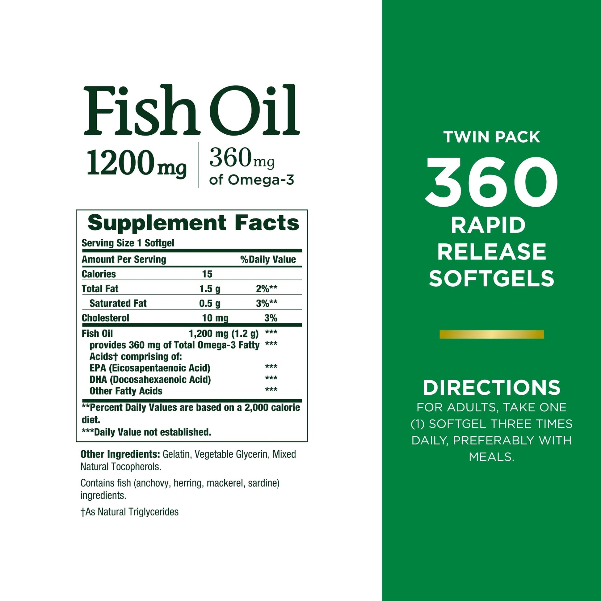 FLAX OIL 1200MG SGC 125CT NAT BOUNTY