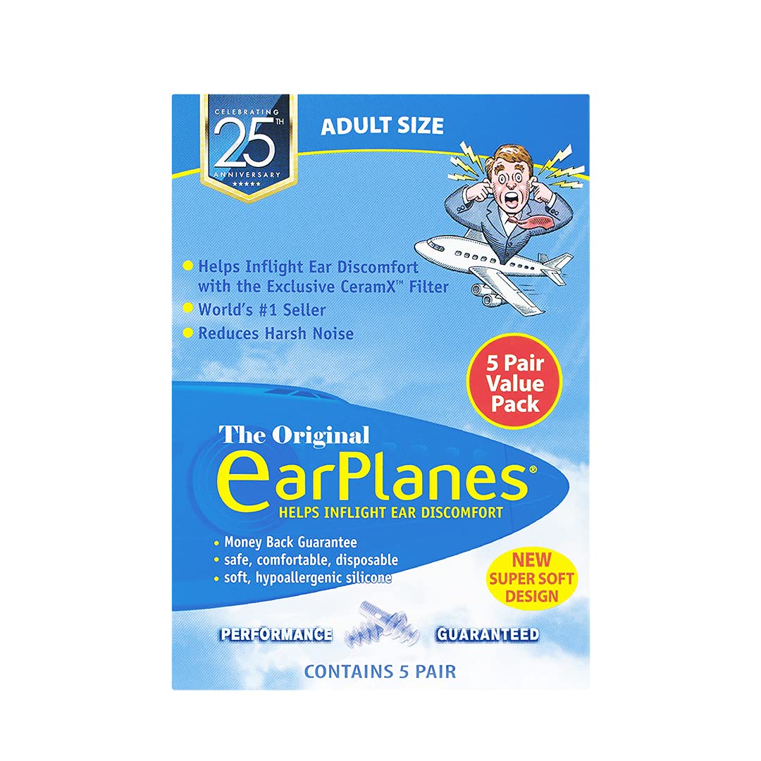 EARPLANES ADULT EAR PLUG 1PR