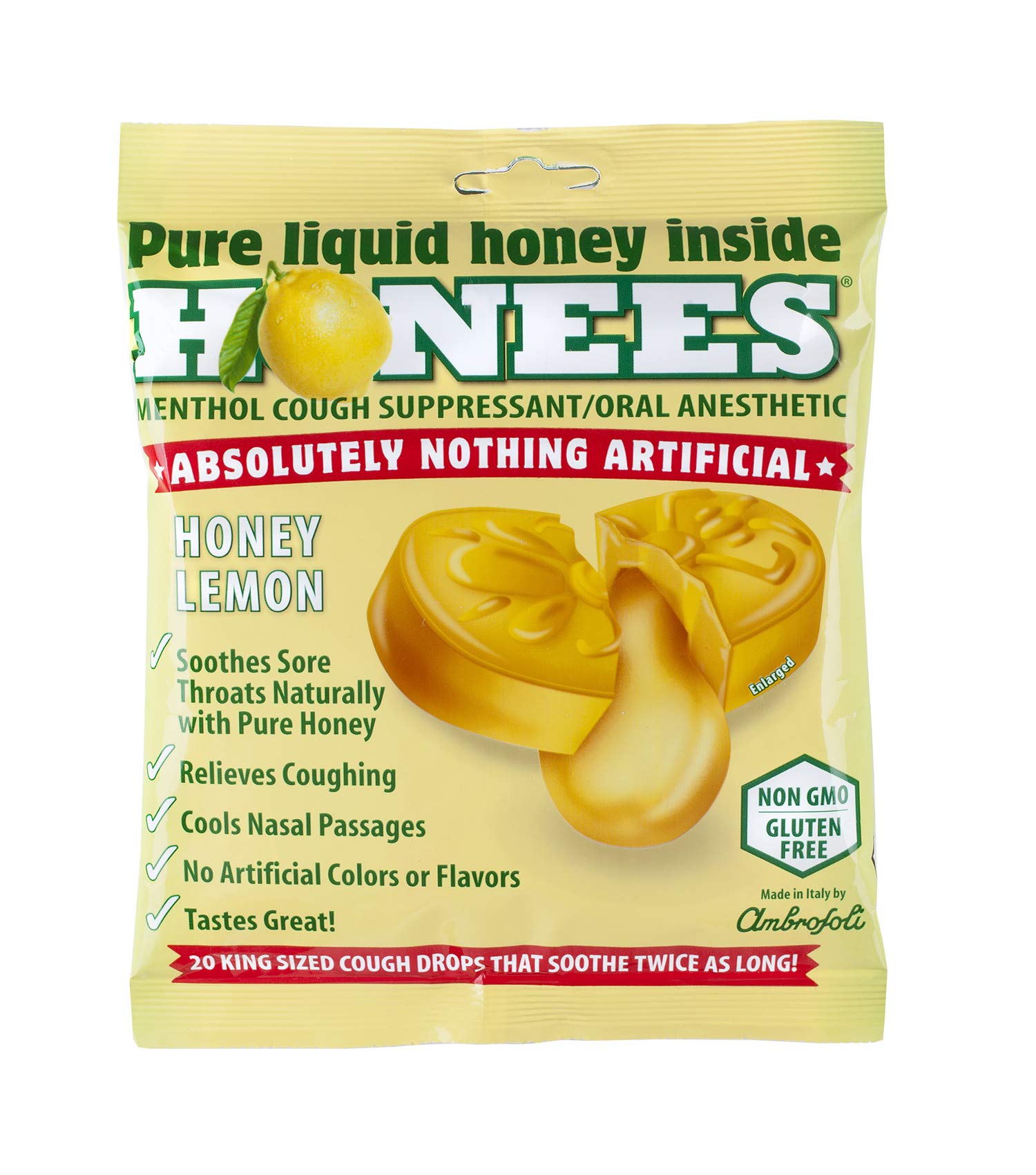 HONEES COUGH DROPS,MENTHOL