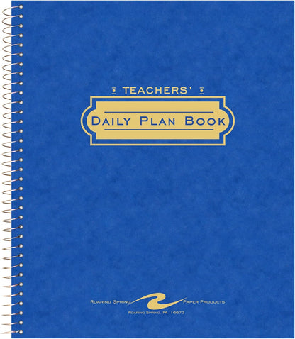 Roaring Spring Paper Teacher’s Daily Planner Book - Assorted Covers