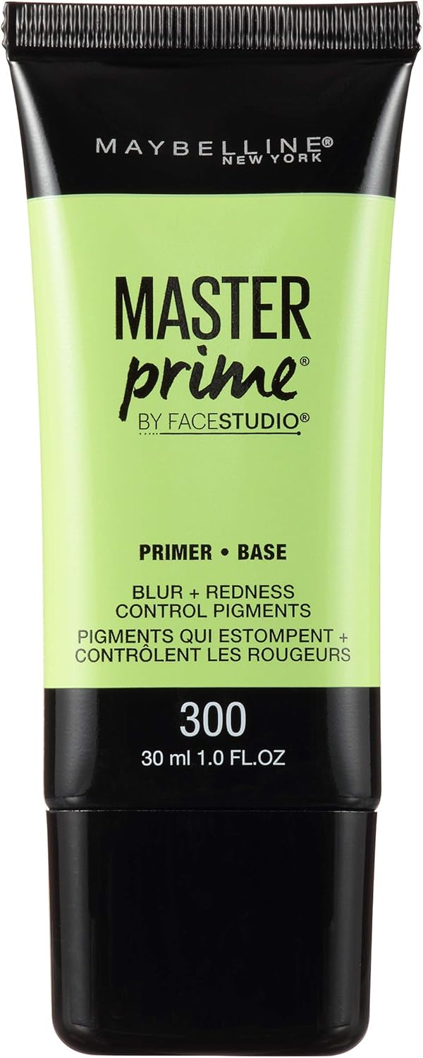 MAYBELLINE New York Facestudio Master Prime Primer Makeup, 100 Blur + Smooth, 1 oz