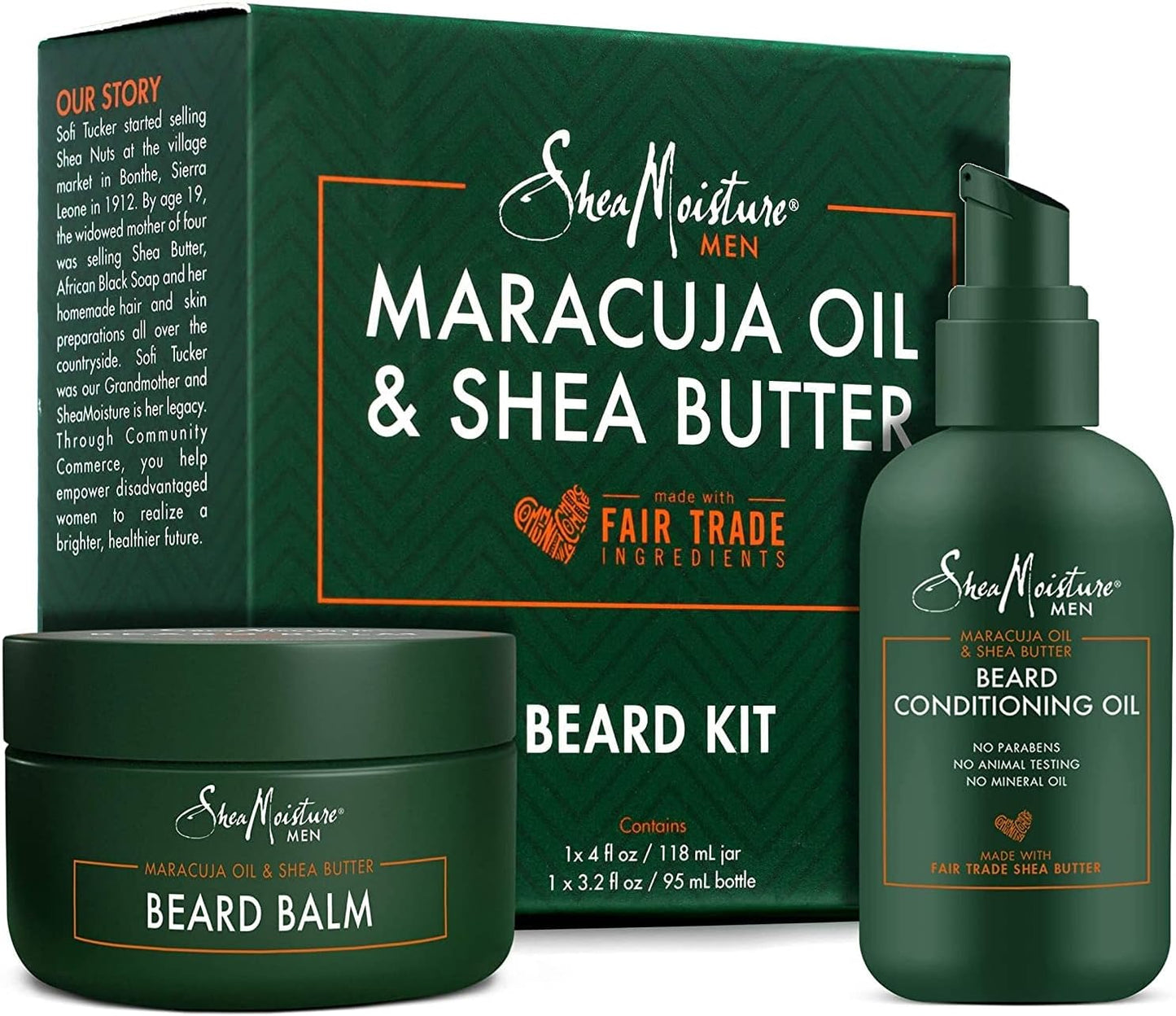 SHEA MOISTURE BEARD BALM,MARCUJA&SHEA