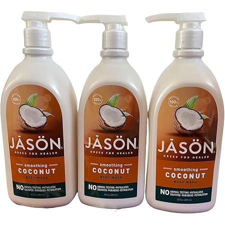 JASON NATURAL PRODUCTS BODY WASH,SMTHNG COCONUT
