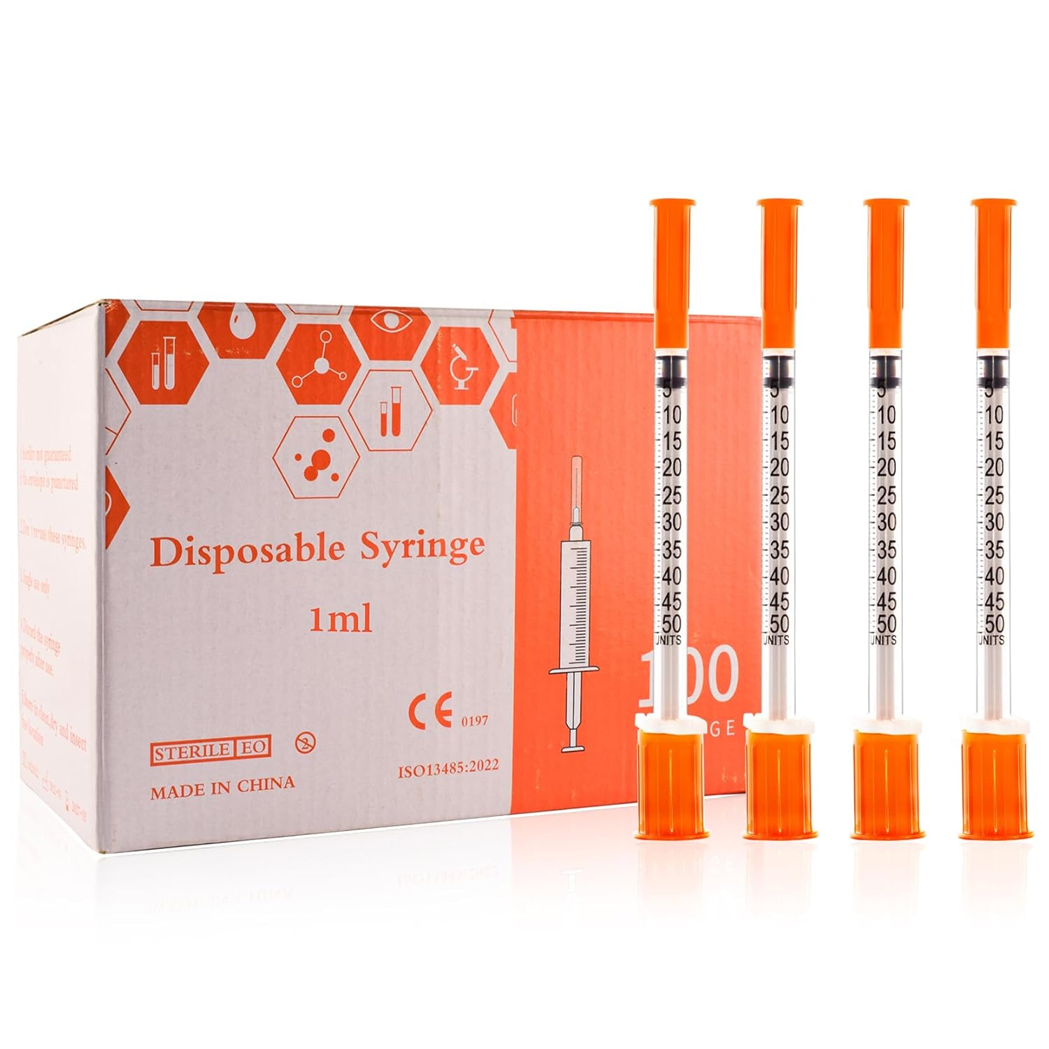 GNP SYRINGE SHORT 30GX .5CC 100CT