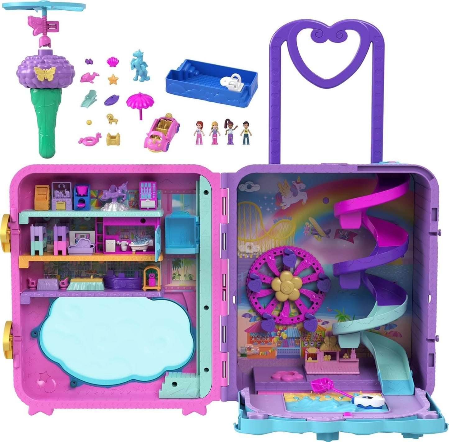 Polly Pocket Travel Fun Mini Playset, Assorted