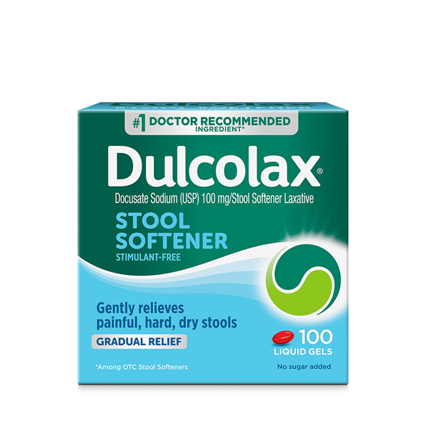 DULCOLAX STOOL SOFTENER LIQUIGEL 100CT
