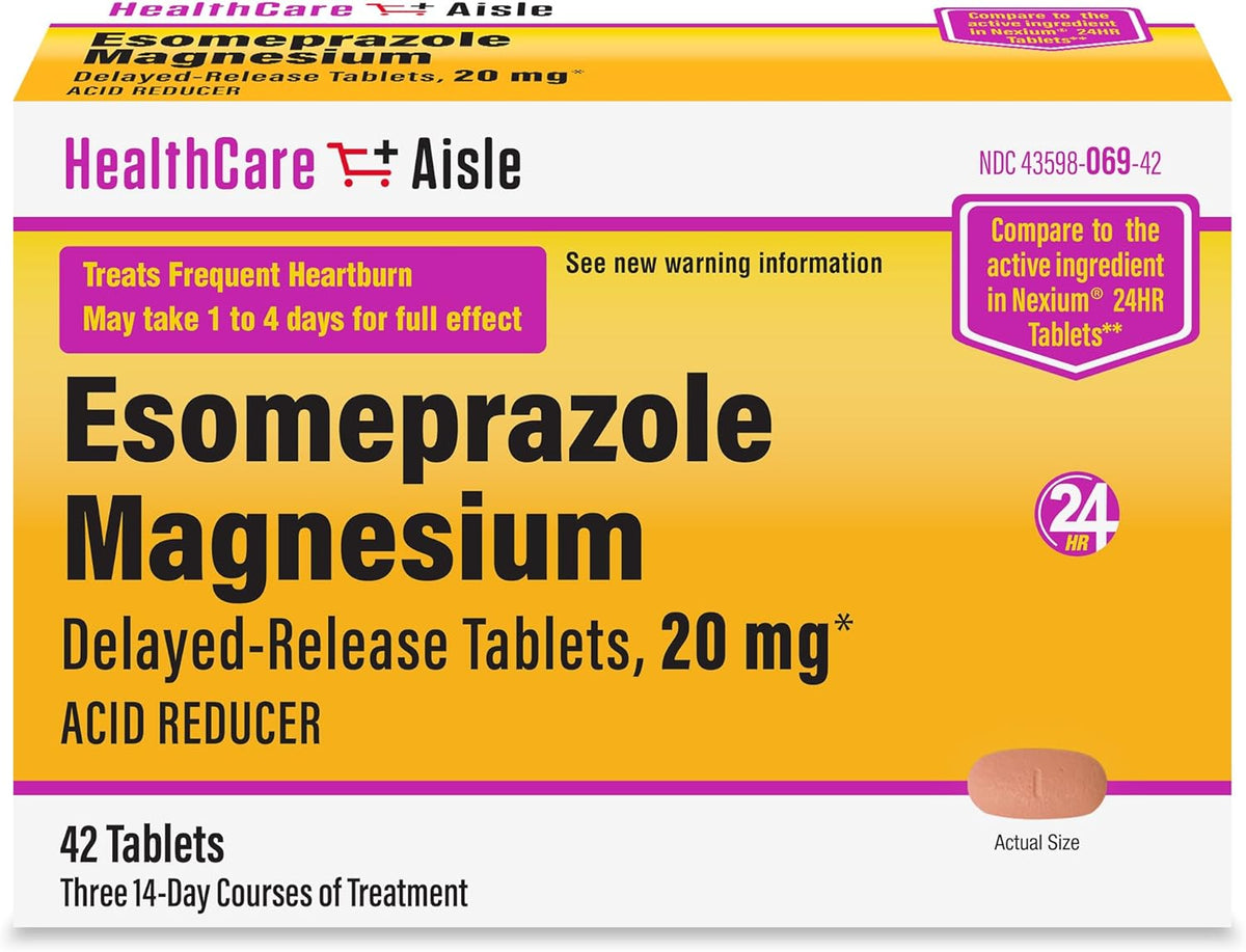 ESOMEPRAZOLE MAGNESIUM 20 MG DR CAP 3X14