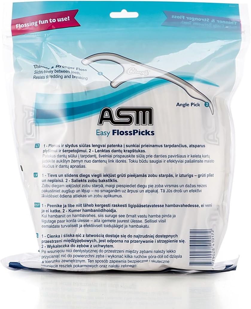 FLOSS PICKS 2IN1 50 CSTRCH CHR