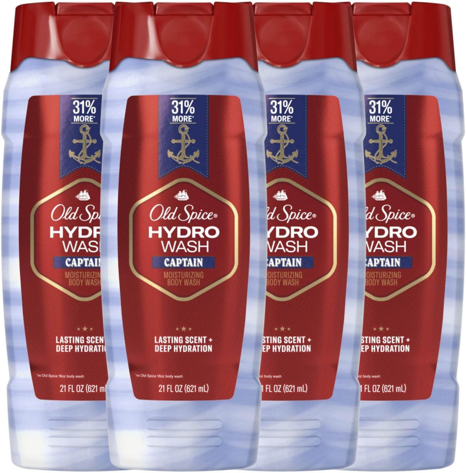 OLD SP HYDRO WASH LQ 16OZ STL CRG