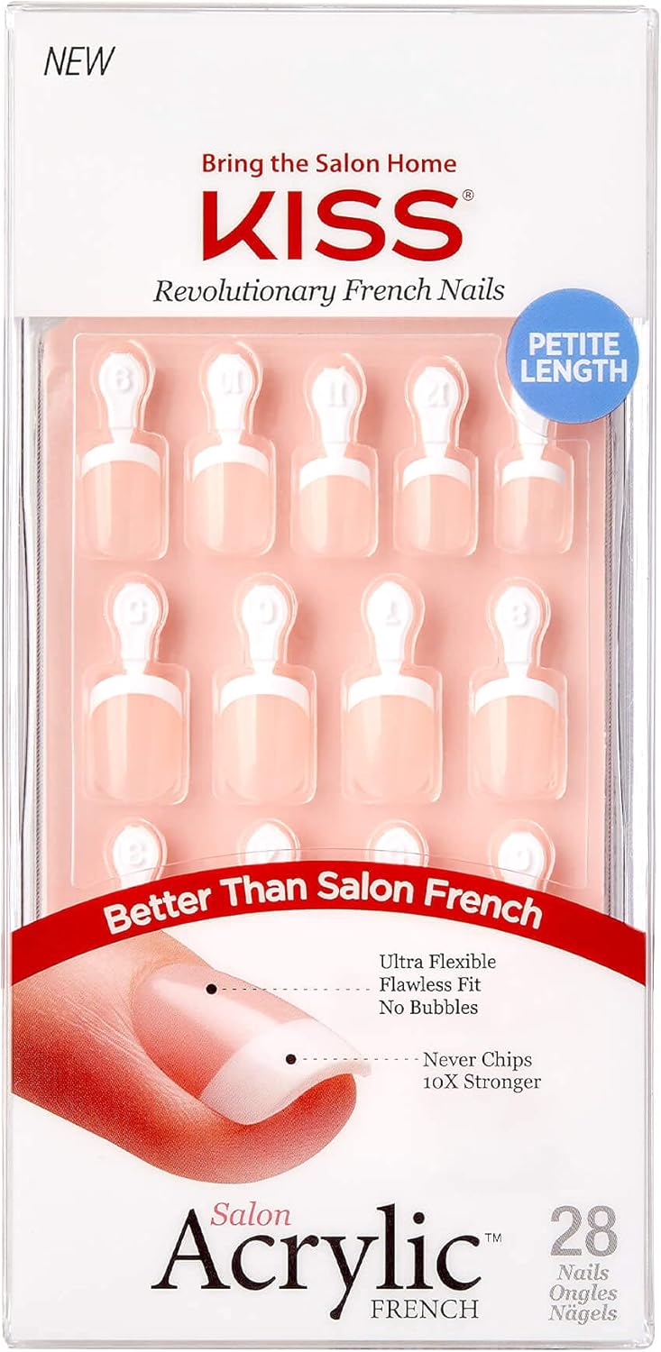KISS Salon Acrylic Fake Nails Kit - Crush Hour
