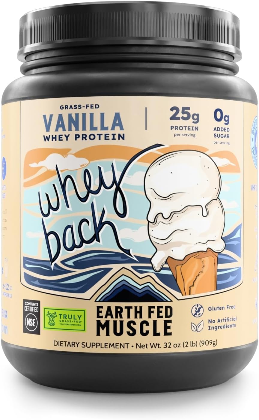 EARTH FED MUSCLE WHEY PROTN,VAN,WHEY BACK
