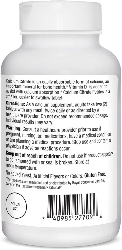 CALCIUM CITRATE + D TAB 400CT 21ST CENT