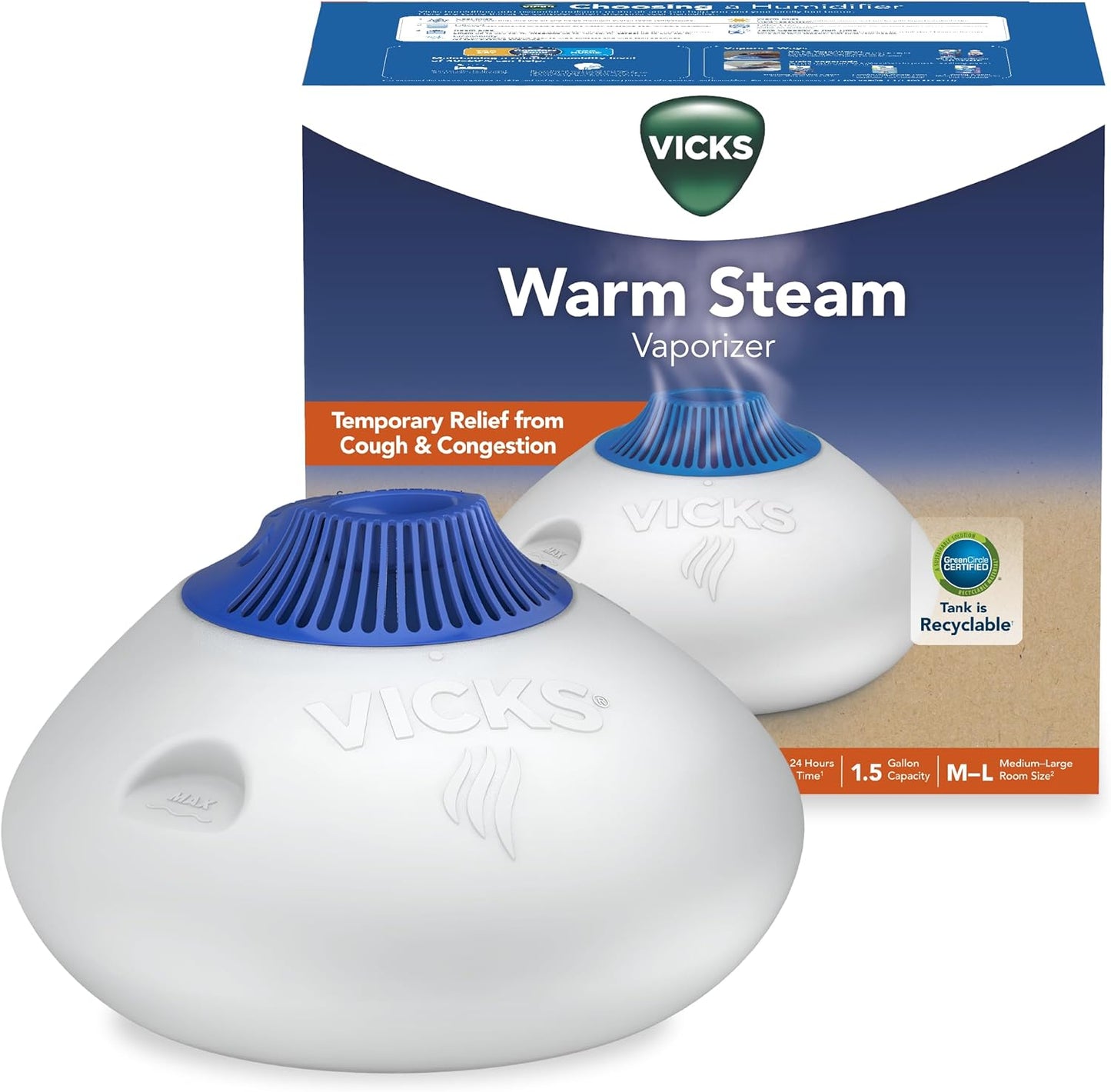 VAPORIZER VICKS EQ PED WM/STM