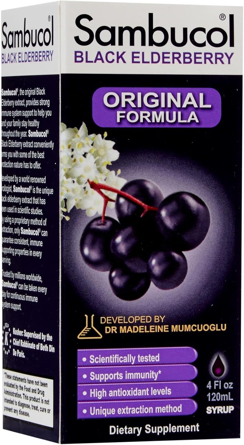 SAMBUCOL BLACK ELDERBERRY ORIGINAL 7.8OZ