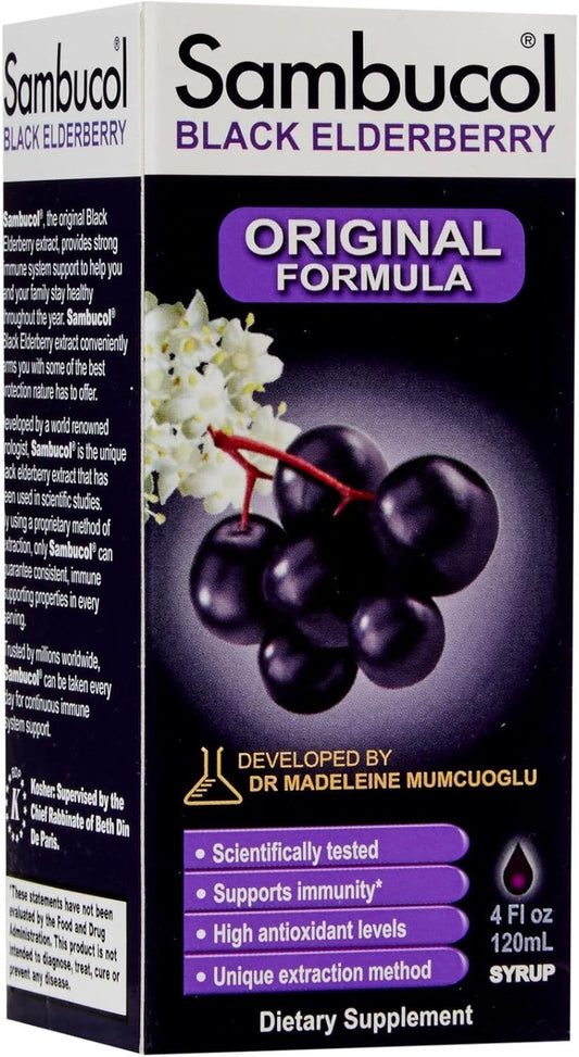 SAMBUCOL BLACK ELDERBERRY ORIGINAL 7.8OZ