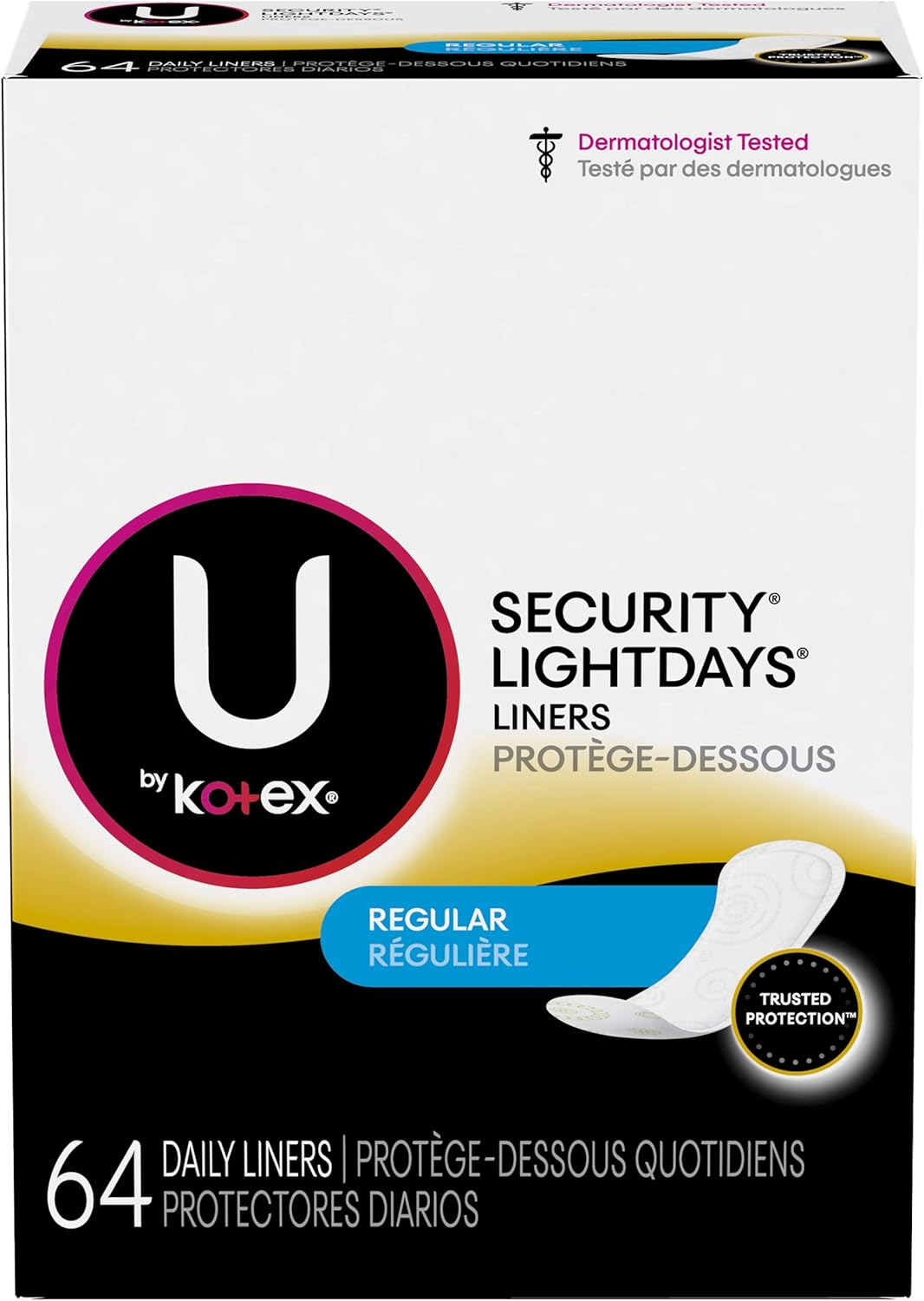 KOTEX LIGHTDAYS REGULAR UNS 8X64CT