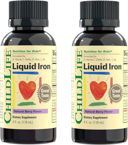 CHILDLIFE ESSENTIALS SUPP,NTRL IRON BRY LQUID
